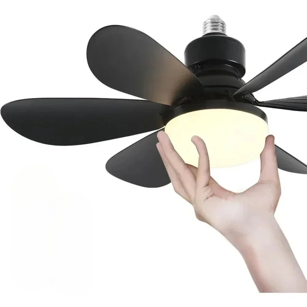 E27 with Remote LED 30W Ceiling Fan Light Dimming Function Suitable for Living Room Study and Home Use 85-265V