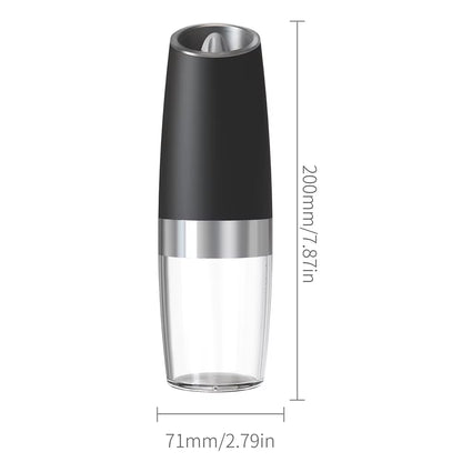 Electric Automatic Gravity-Sensing Salt and Pepper Grinder Set Adjustable Spice Mill Kitchen Tools for Cooking