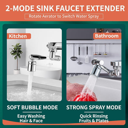 Patented  Swivel Faucet Extender Sink Aerator NSF/ANSI 372 Standard