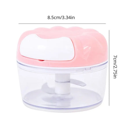1Pc Blue/Pink Manual Garlic Masher Hand Pull Kitchen Household Type Garlic Blender Braised Minced Garlic Kitchen Gadgets