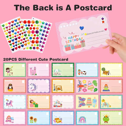 Squeegee Art Craft Kit, Creative Painting Kit for Kids, Rainbow Scratch Paper Art Set Notebooks, Magic Dot Scratch Painting Party DIY Gifts for Girls and Boys