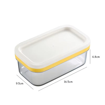 Butter Dish with Lid Rectangle Butter Keeper with Cutter Slicer Butter Box for Refrigerate Butter Container JT30